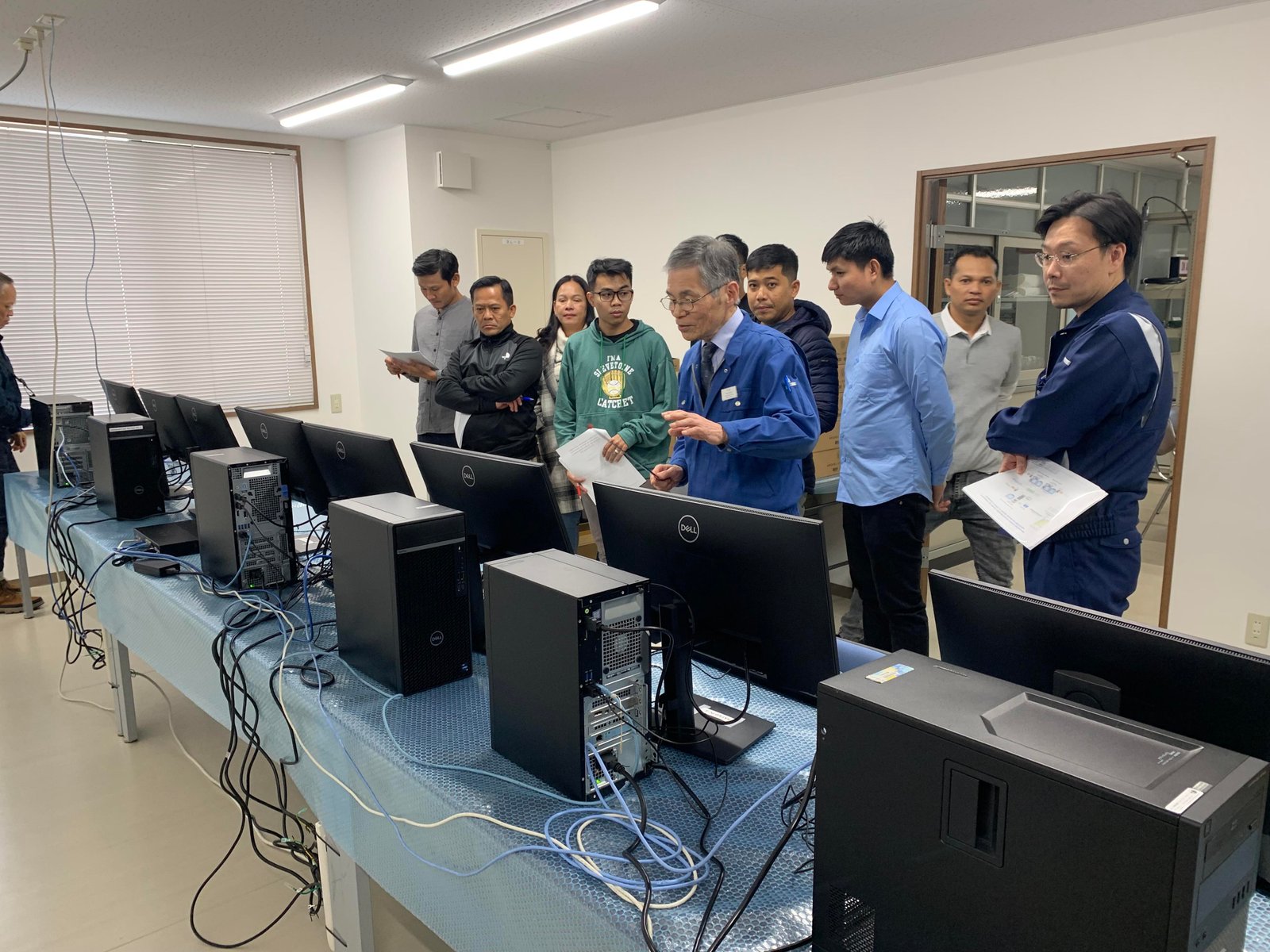 សកម្មភាពចុះសិក្សា និងធ្វើ FAT ស្តីពីឧបករណ៍ HimawariCast Satellite ដោយផ្ទាល់នៅក្រុមហ៊ុនផលិត Oriental Electronics, Inc. Image 246