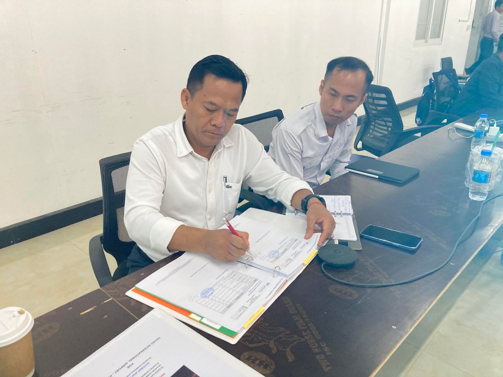 សកម្មភាពបណ្តុះបណ្តាល និងធ្វើ SAT ស្តីពីឧបករណ៍D-ATIS នៅអាកាសយានដ្ឋានអន្តរជាតិតេជោ Image 198