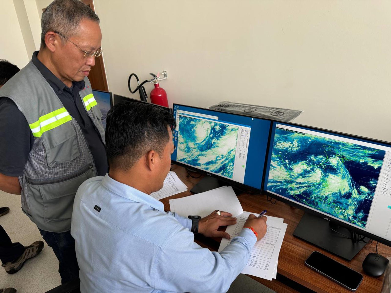 សកម្មភាពចុះហត្ថលេខា និងវគ្គបណ្តុះបណ្តាល (SAT) លើឧបករណ៍ HimawariCast Satellite នៅអាកាសយានដ្ឋានអន្តរជាតិតេជោ Image 233