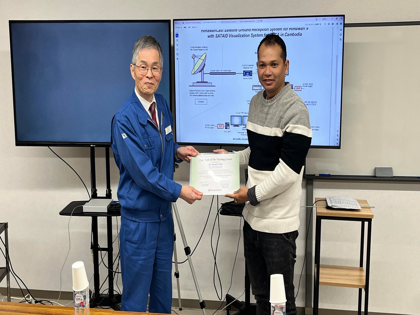 សកម្មភាពចុះសិក្សា និងធ្វើ FAT ស្តីពីឧបករណ៍ HimawariCast Satellite ដោយផ្ទាល់នៅក្រុមហ៊ុនផលិត Oriental Electronics, Inc. Image 239