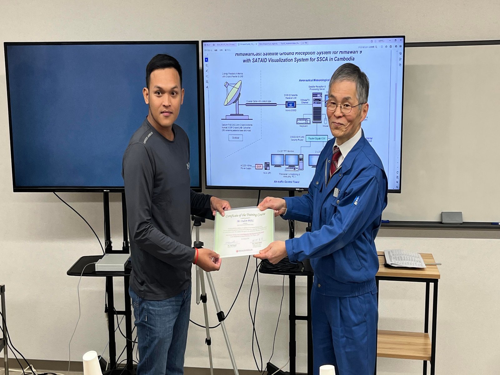 សកម្មភាពចុះសិក្សា និងធ្វើ FAT ស្តីពីឧបករណ៍ HimawariCast Satellite ដោយផ្ទាល់នៅក្រុមហ៊ុនផលិត Oriental Electronics, Inc. Image 240