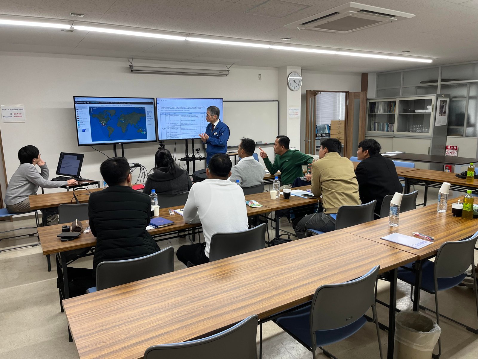 សកម្មភាពចុះសិក្សា និងធ្វើ FAT ស្តីពីឧបករណ៍ HimawariCast Satellite ដោយផ្ទាល់នៅក្រុមហ៊ុនផលិត Oriental Electronics, Inc. Image 251