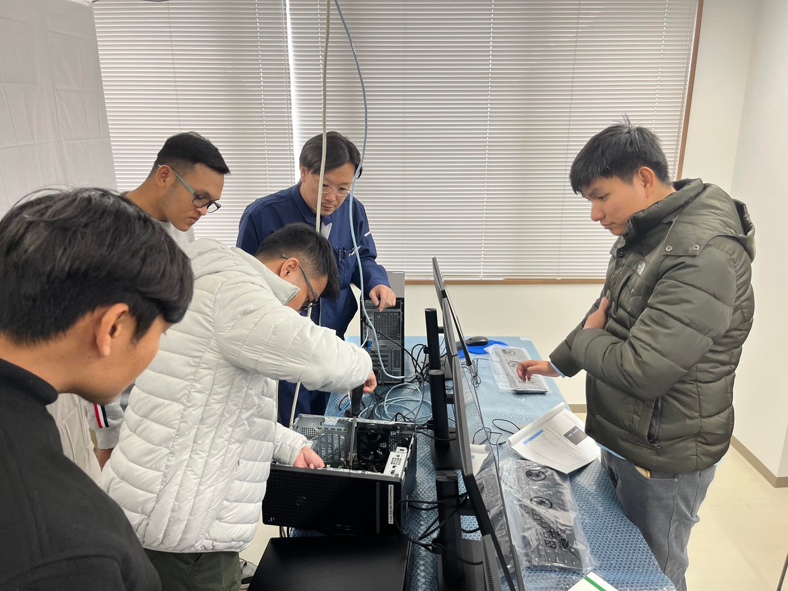 សកម្មភាពចុះសិក្សា និងធ្វើ FAT ស្តីពីឧបករណ៍ HimawariCast Satellite ដោយផ្ទាល់នៅក្រុមហ៊ុនផលិត Oriental Electronics, Inc. Image 253