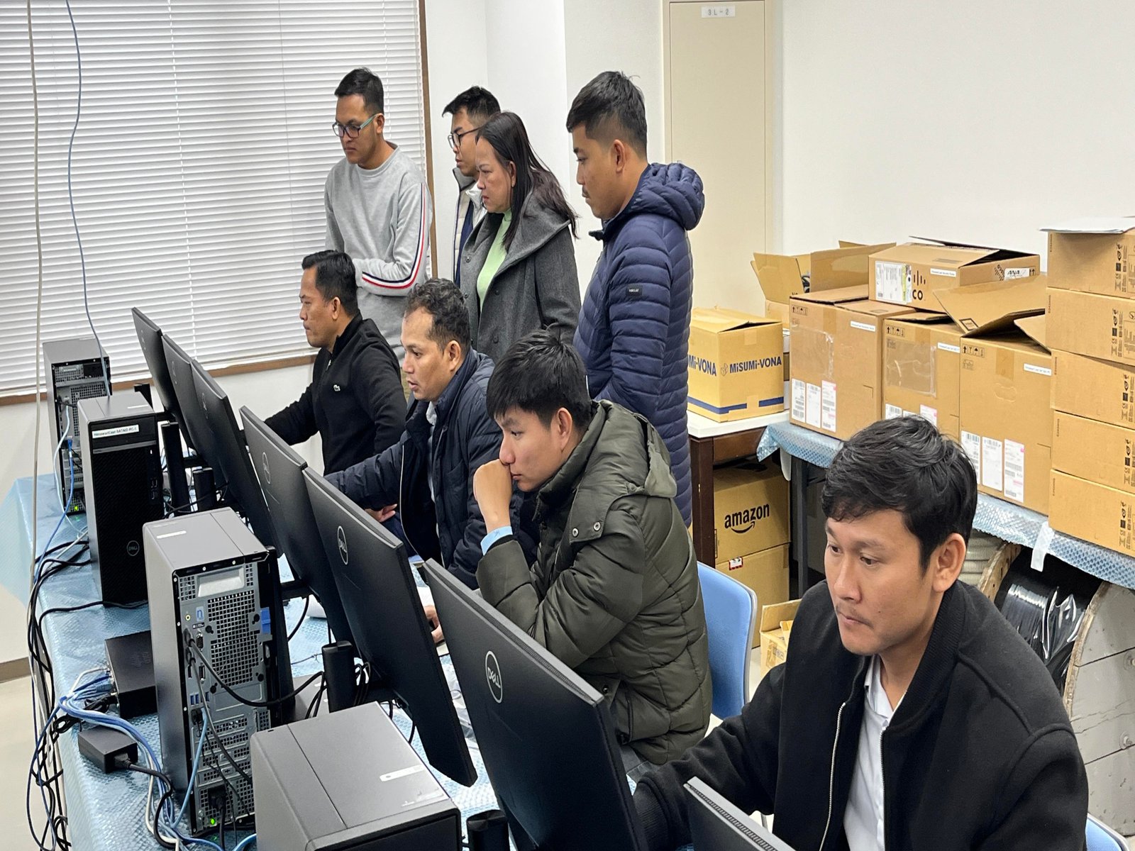 សកម្មភាពចុះសិក្សា និងធ្វើ FAT ស្តីពីឧបករណ៍ HimawariCast Satellite ដោយផ្ទាល់នៅក្រុមហ៊ុនផលិត Oriental Electronics, Inc. Image 254